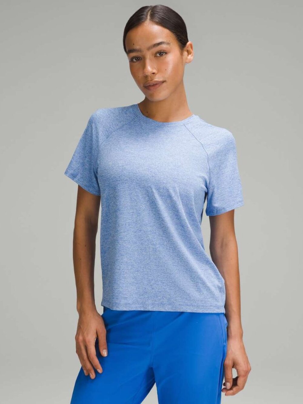 Lululemon Women's License to Train Classic-Fit T-Shirt - Blue